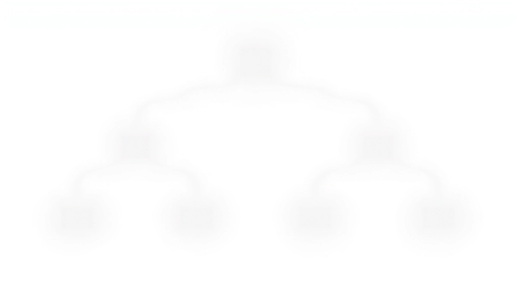 Diagramma che mostra la struttura gerarchica di un menu hamburger con categorie principali e sottomenu annidati