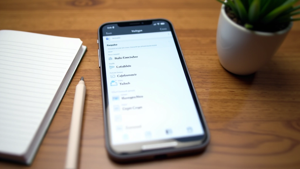 Schermo di telefono mobile che mostra un menu hamburger aperto con voci di navigazione ben organizzate
